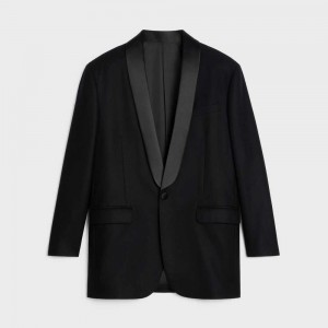 Bundy Celine GarçOn Tux In Cashmere Flannel Čierne | CL-592668