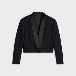 Bundy Celine Spencer Tux In Grain De Poudre Čierne | CL-592670