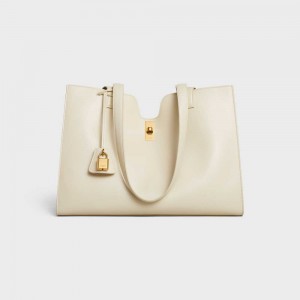 Cabas Celine 16 In Smooth Calfskin Biele | CL-593081