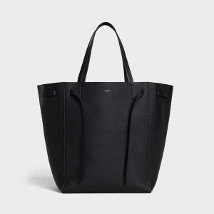 Cabas Celine Medium Phantom In Soft Grained Calfskin Čierne | CL-593094