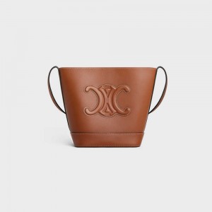 Cuir Triomphe Celine Small Bucket In Smooth Calfskin Hnede | CL-593146