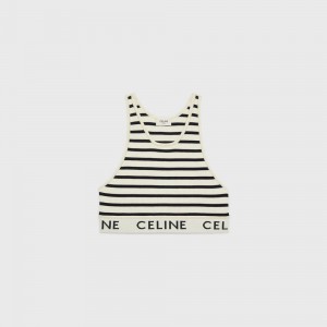 Mikiny Celine Mesh Sports Bra Krém Námornícka Modrá | CL-592809