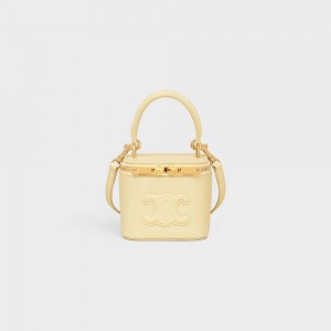 Mini Tašky Celine Vanity Case Cuir Triomphe In Smooth Calfksin Marhule | CL-593040