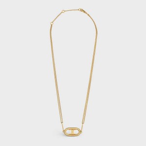 Nahrdelniky Celine Triomphe In Gold Brass Zlate | CL-592258