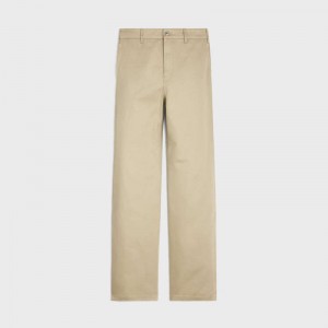 Nohavice Celine Rovno Chinos In Bavlnene Twill Modre Svetlomodrá | CL-592064