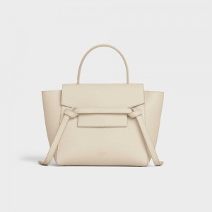 Taška Na Opasok Celine Nano In Grained Calfskin Béžové | CL-593059