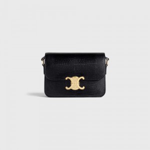 Triomphe Celine Teen Bag In Lizard Čierne | CL-593213