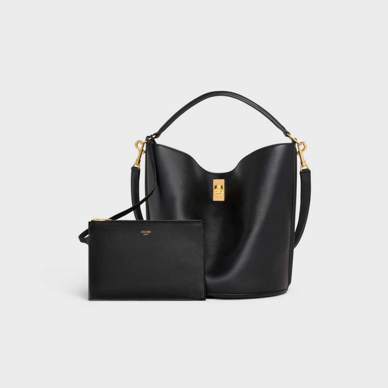 16 Celine Bucket Bag In Smooth Calfskin Čierne | CL-593254