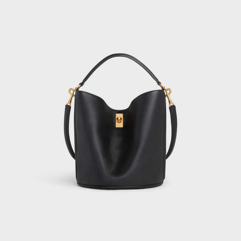 16 Celine Bucket Bag In Smooth Calfskin Čierne | CL-593254