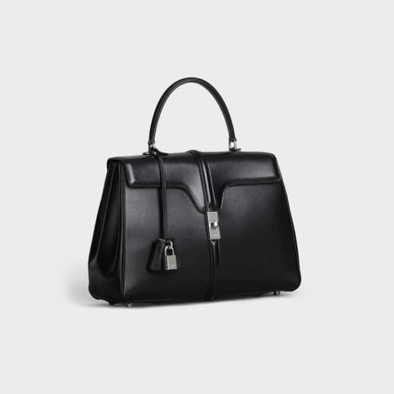 16 Celine Classique Bag In Satinated Calfskin Čierne | CL-593279