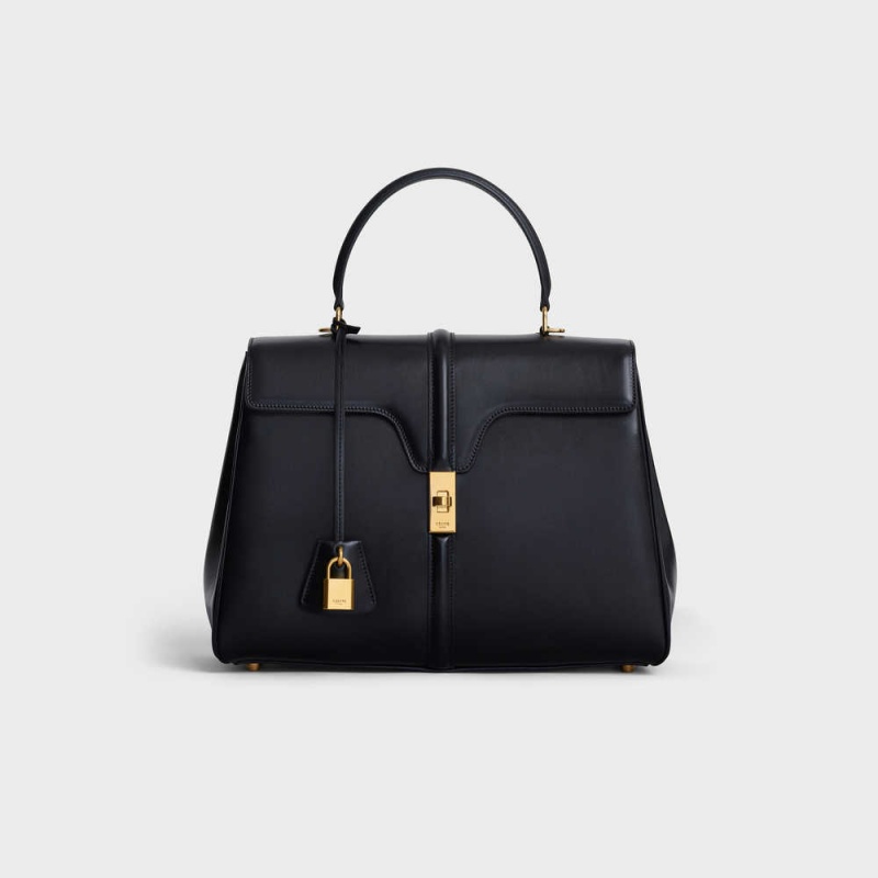 16 Celine Classique Bag In Satinated Calfskin Čierne | CL-593278