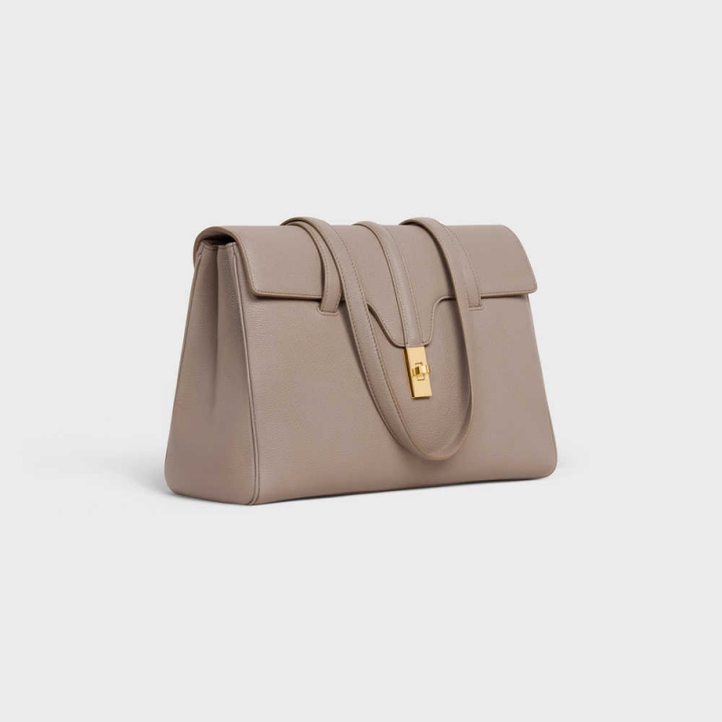 16 Celine Medium Soft Bag In Supple Grained Calfskin Siva | CL-593265