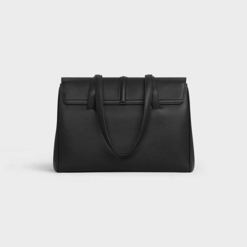 16 Celine Medium Soft Bag In Supple Grained Calfskin Čierne | CL-593263