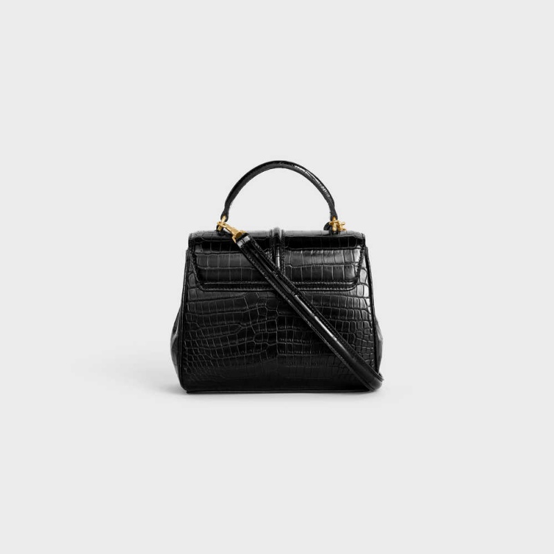 16 Celine Mini In Porosus Crocodile Čierne | CL-593272