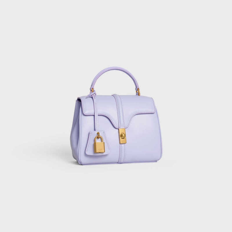 16 Celine Mini In Satinated Calfskin Svetlo Lavendel | CL-593270