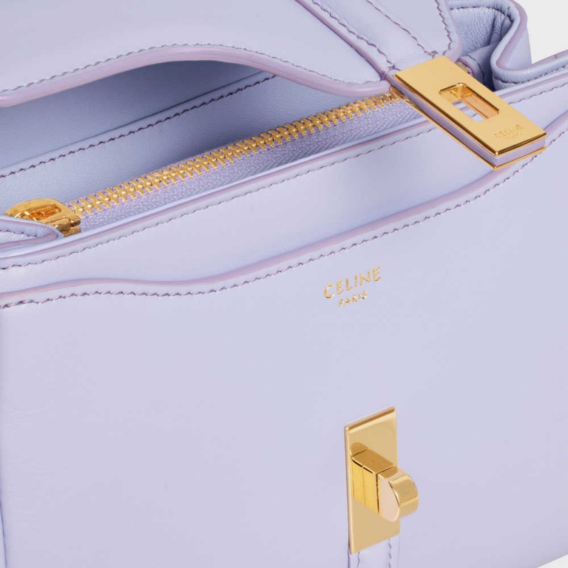 16 Celine Mini In Satinated Calfskin Svetlo Lavendel | CL-593270