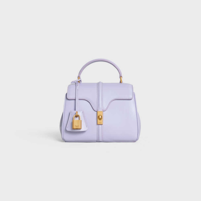 16 Celine Mini In Satinated Calfskin Svetlo Lavendel | CL-593270