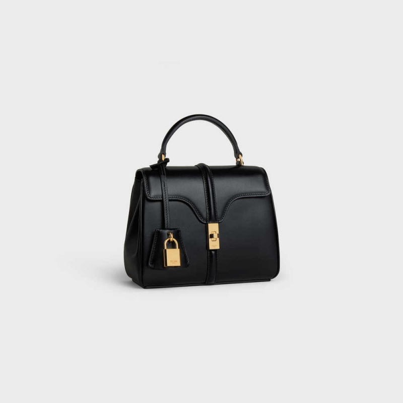 16 Celine Mini In Satinated Calfskin Čierne | CL-593268