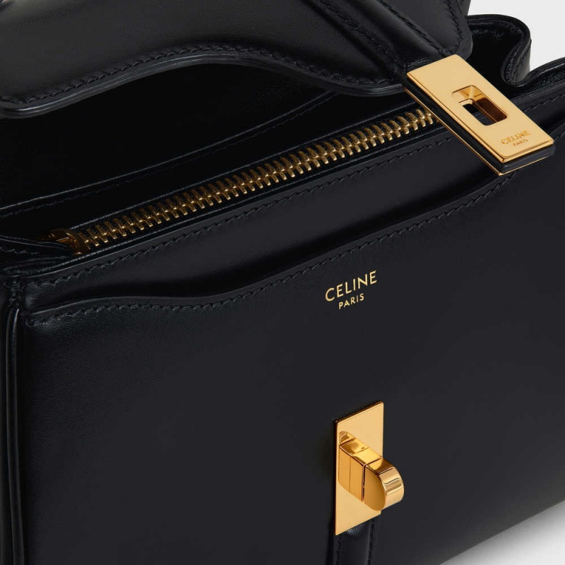 16 Celine Mini In Satinated Calfskin Čierne | CL-593268