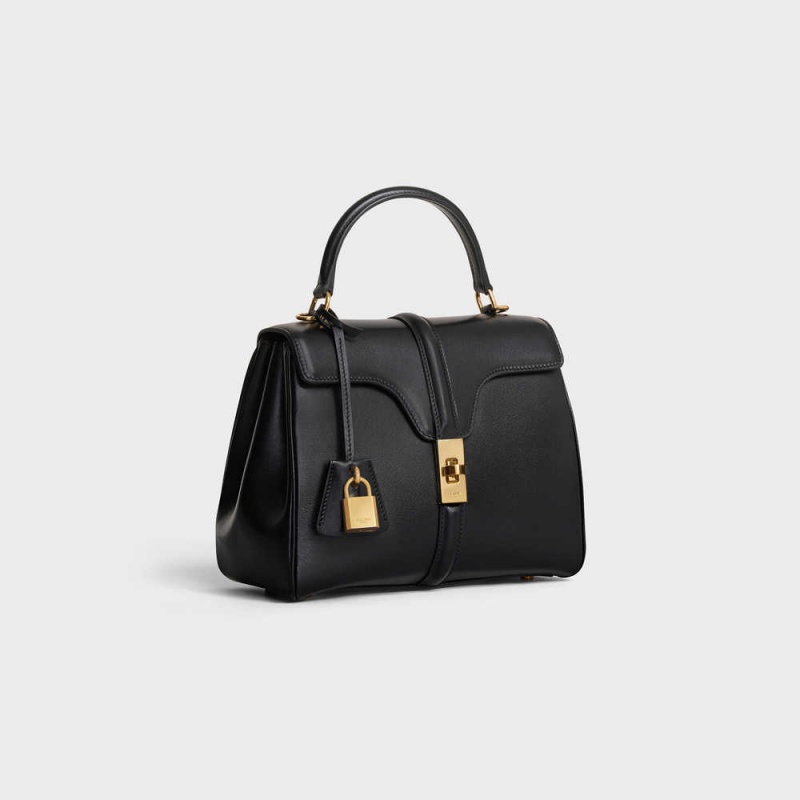 16 Celine Small Bag In Satinated Calfskin Čierne | CL-593275