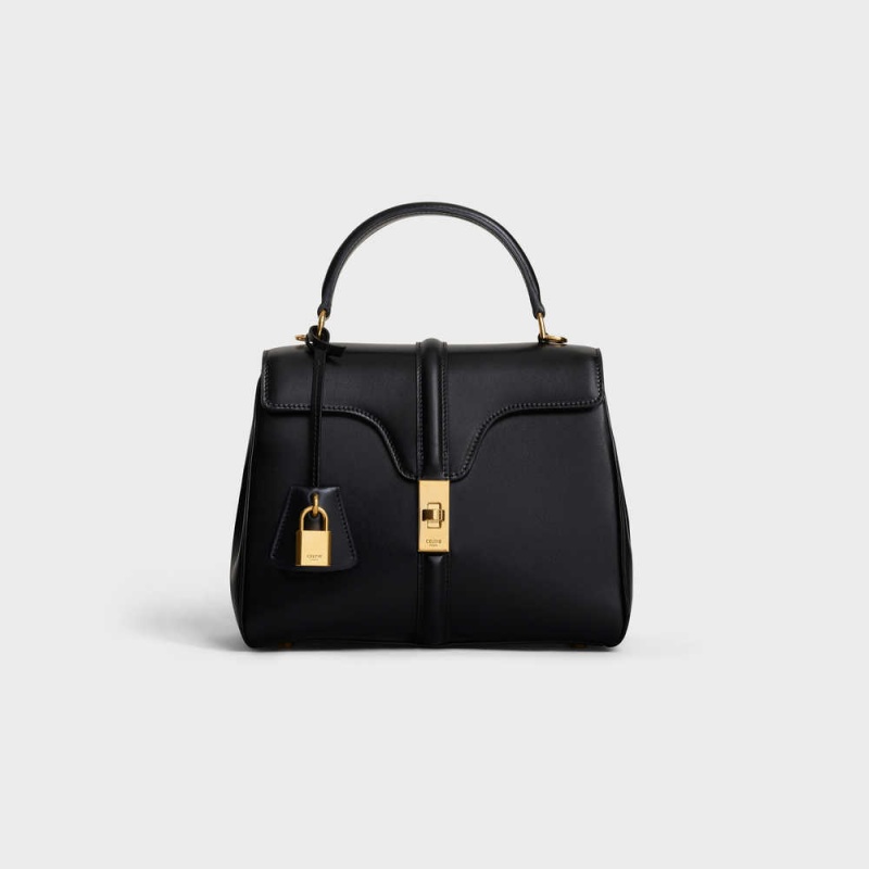 16 Celine Small Bag In Satinated Calfskin Čierne | CL-593275