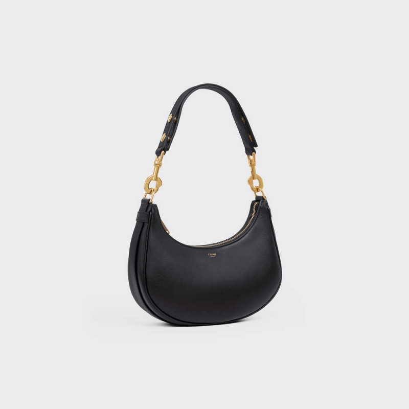 Ava Celine Mediumstrap Bag In Smooth Calfskin Čierne | CL-593097