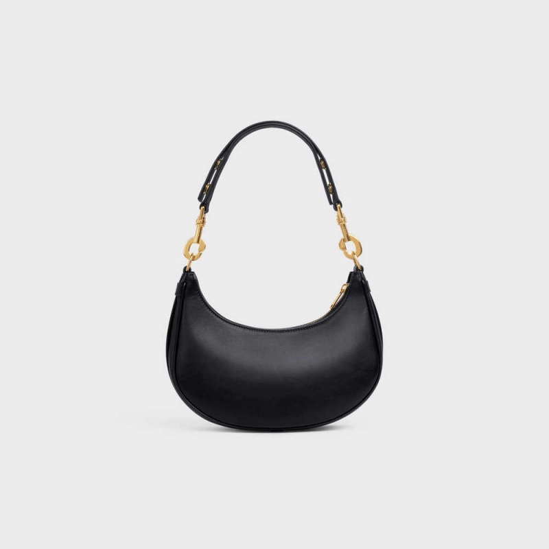 Ava Celine Mediumstrap Bag In Smooth Calfskin Čierne | CL-593097