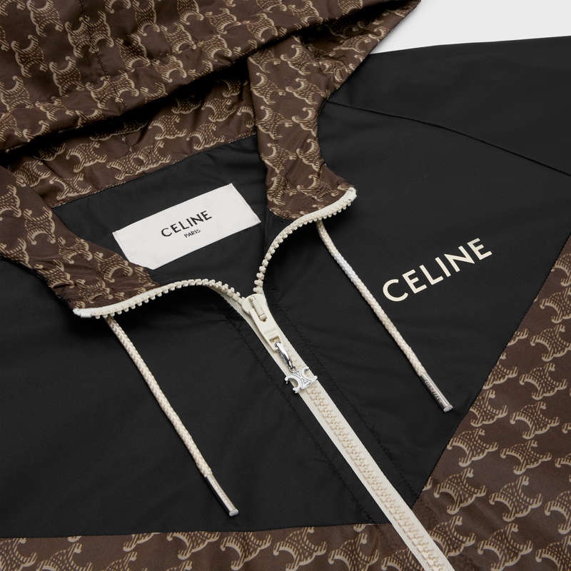 Blousons Celine Blouson In Monogram Nylon Béžové Čierne | CL-591954