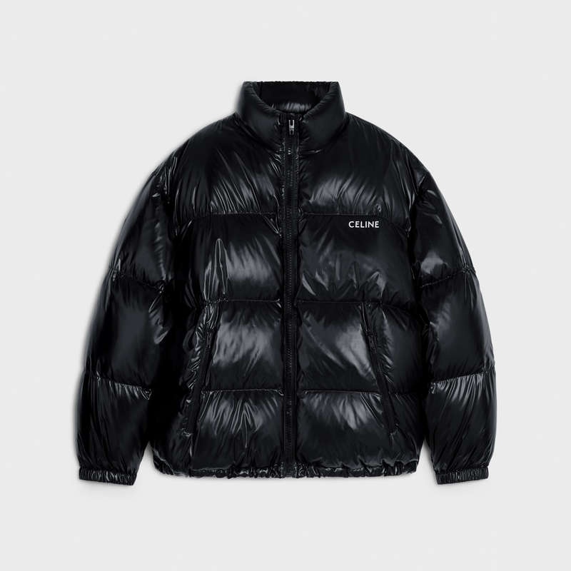 Blousons Celine Puffer In Lahke Nylon Čierne | CL-591971