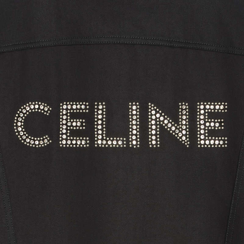 Blousons Celine Trucker In Pure Black Wash Denim Čierne | CL-591964