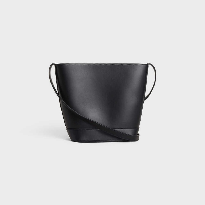 Cuir Triomphe Celine Small Bucket In Smooth Calfskin Čierne | CL-593145