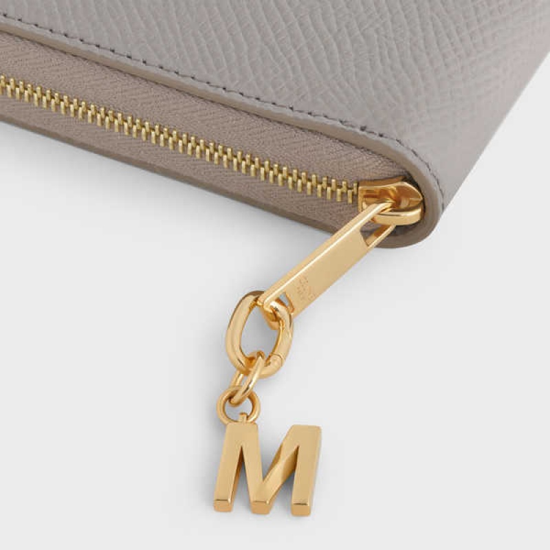 Drobný Kožený Tovar Celine M Charm In Brass Zlate | CL-592932