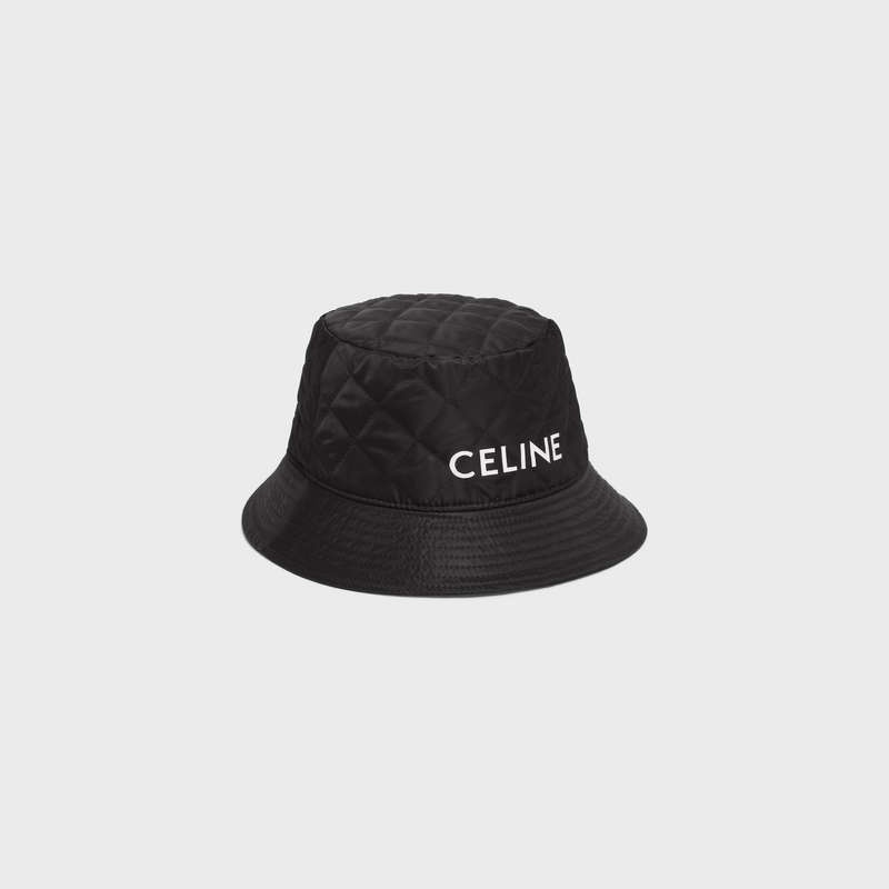 Klobuk Celine Bucket In Nylon Twill Čierne | CL-591706