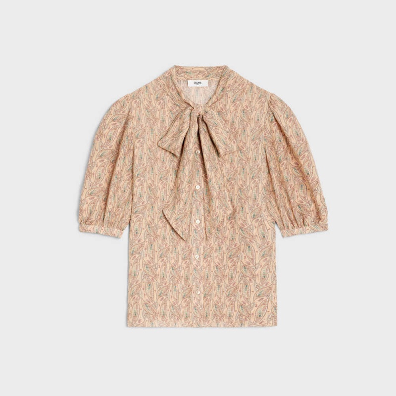 Kosele Celine LavallièRe Blouse In Silk Georgette Viacfarebný | CL-592819