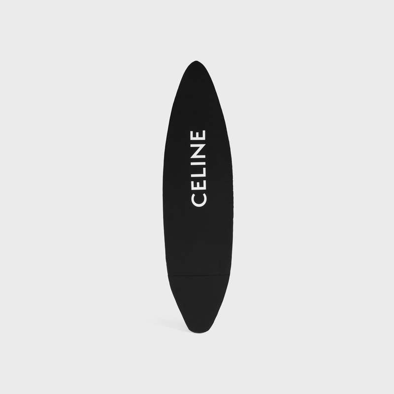 Lifestyle Celine Shortboard With Celine Black Logo In Resin And Fiberglass Biele Čierne | CL-591681