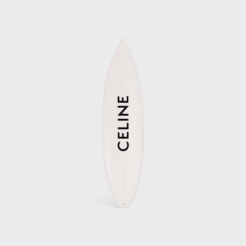 Lifestyle Celine Shortboard With Celine Black Logo In Resin And Fiberglass Biele Čierne | CL-591681