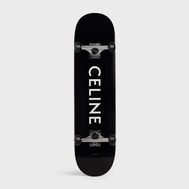 Lifestyle Celine Skateboard Logo Print Čierne | CL-591678