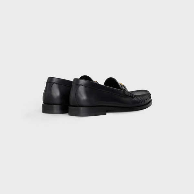 Mokasiny Celine Luco Triomphe In Polished Calfskin Čierne | CL-592526