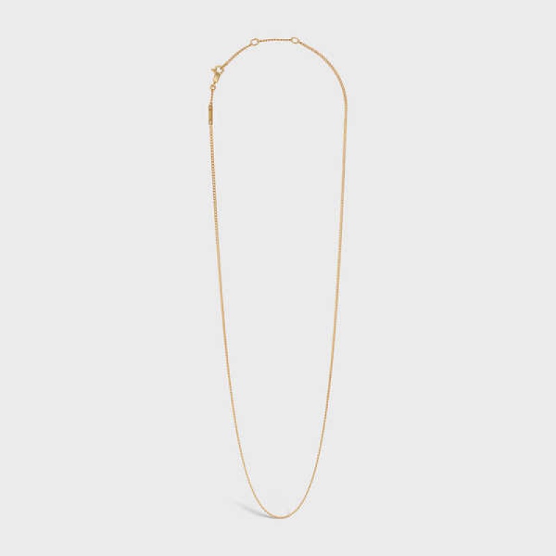 Nahrdelniky Celine Separables Chain In Brass With Gold Finish Zlate | CL-592263