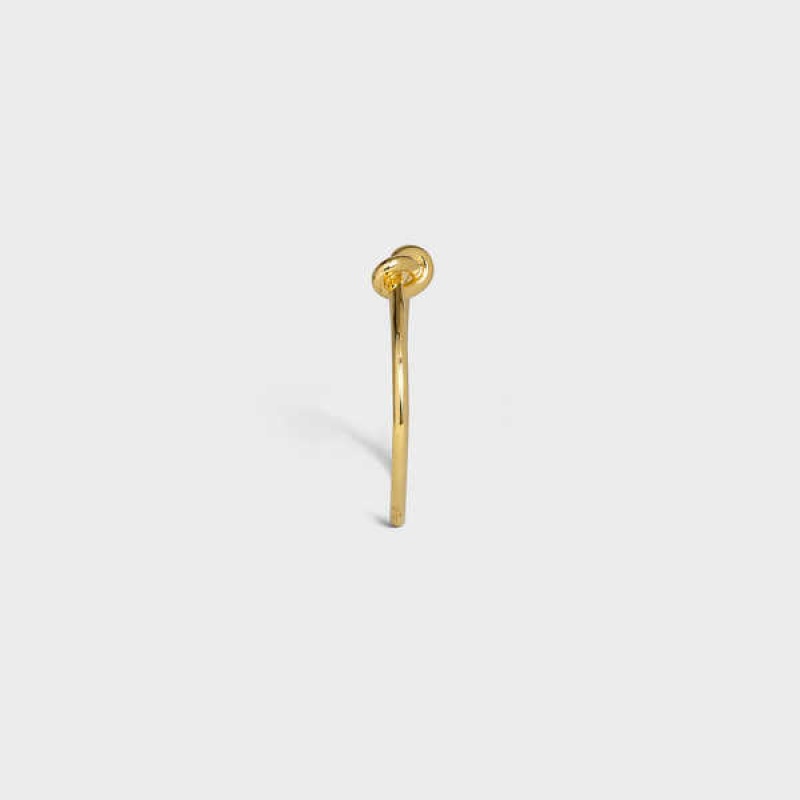 Naramky Celine Knot Extra-thin In Brass With Gold Finish Zlate | CL-592231