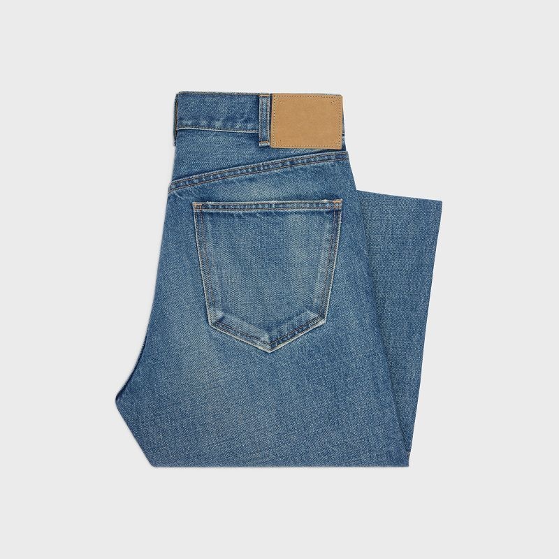 Nohavice Celine Kurt Jeans In Union Wash Denim Modre Svetlomodrá | CL-592050