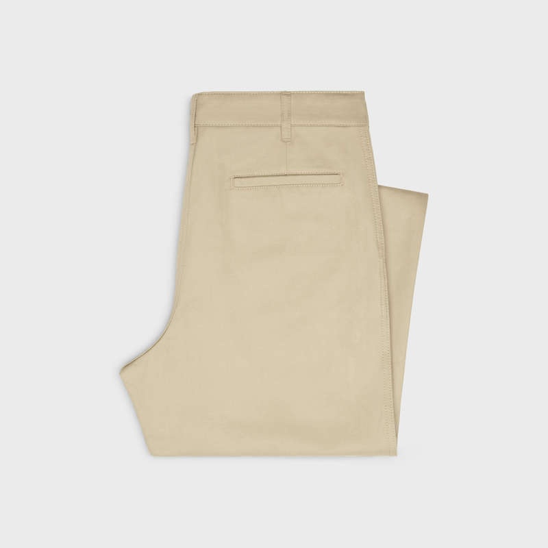 Nohavice Celine Rovno Chinos In Bavlnene Twill Modre Svetlomodrá | CL-592064