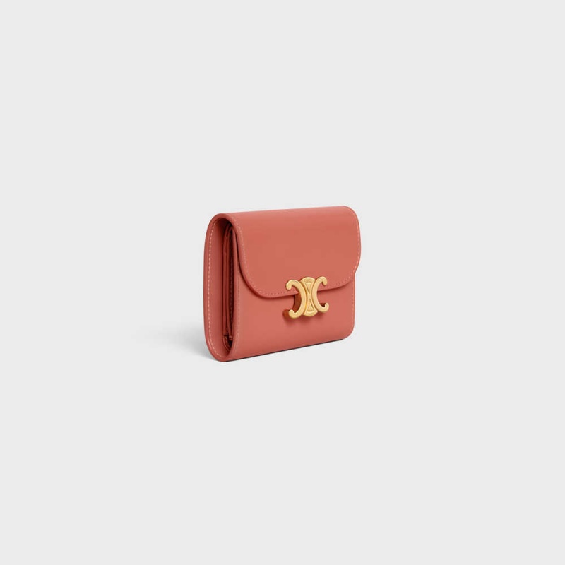 Penazenky Celine Small Triomphe In Shiny Calfskin Claret | CL-592968