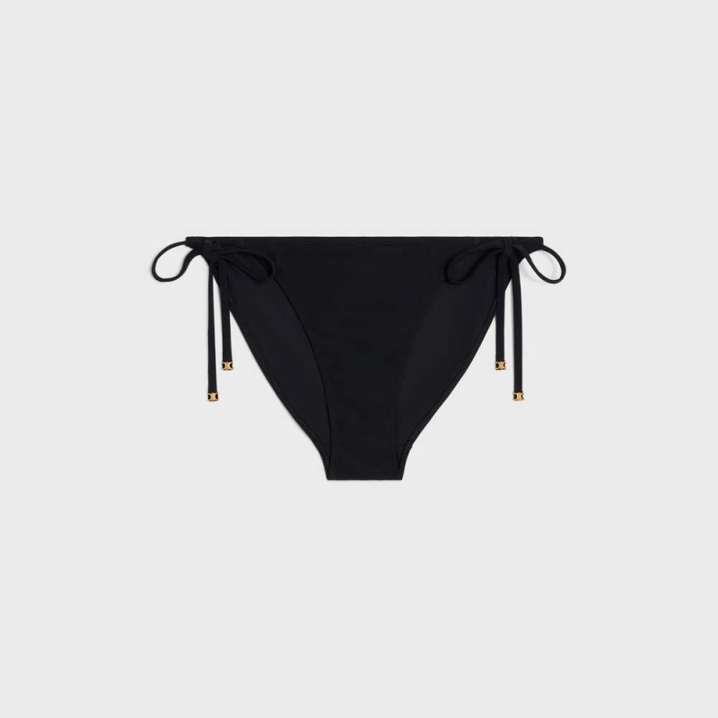 Plavky Celine Triomphe Bottom In Matte Jersey Čierne | CL-592764