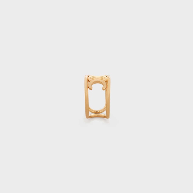 Prstene Celine Triomphe In Brass With Gold Finish Zlate | CL-592187