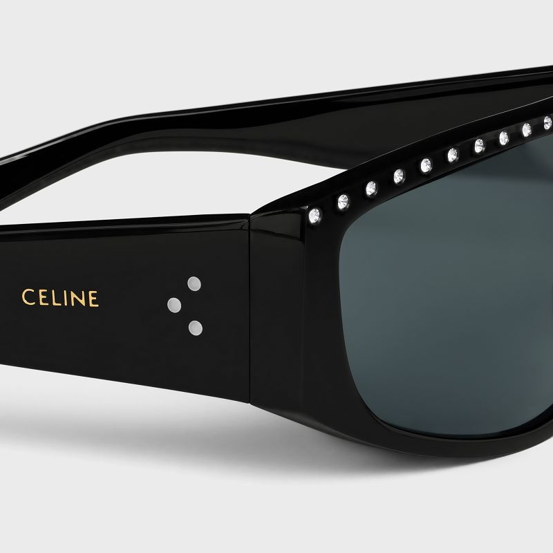 Slnecne Okuliare Celine Alan 2 In Acetate With Crystals Čierne | CL-591726