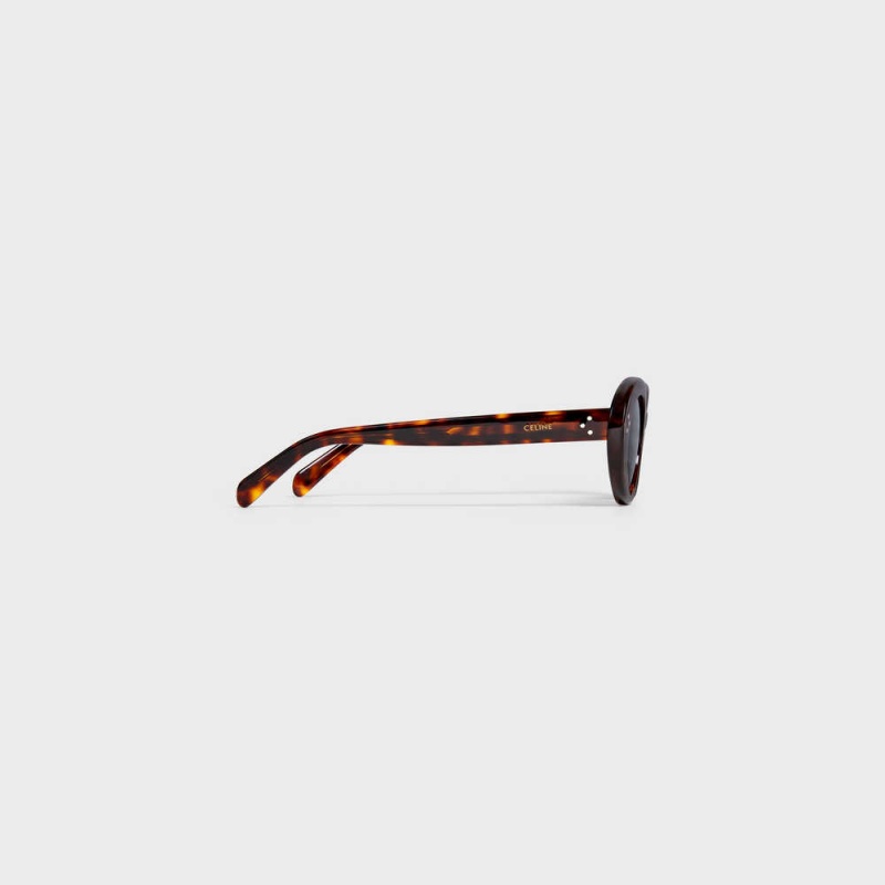 Slnecne Okuliare Celine Cat Eye S193 In Acetate Hnede | CL-592422