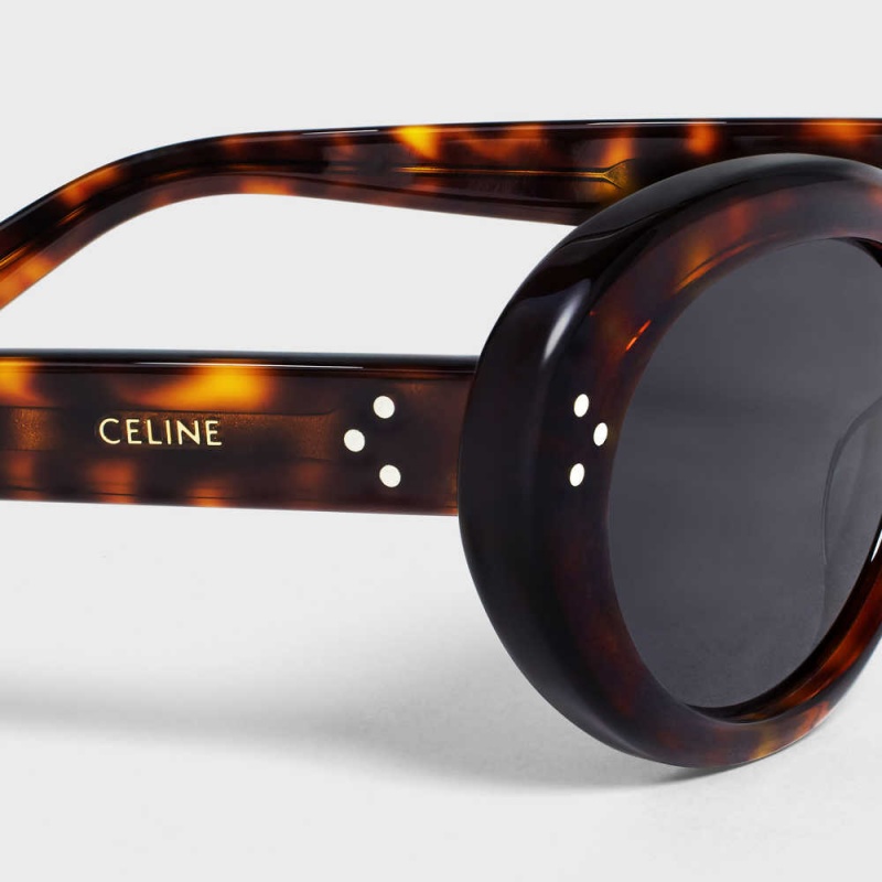 Slnecne Okuliare Celine Cat Eye S193 In Acetate Hnede | CL-592422