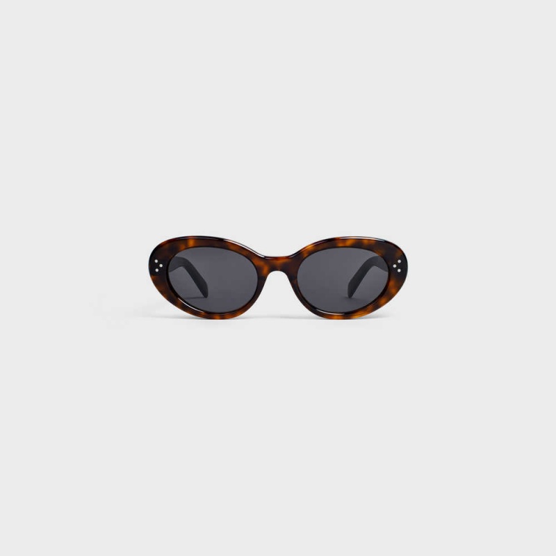 Slnecne Okuliare Celine Cat Eye S193 In Acetate Hnede | CL-592422