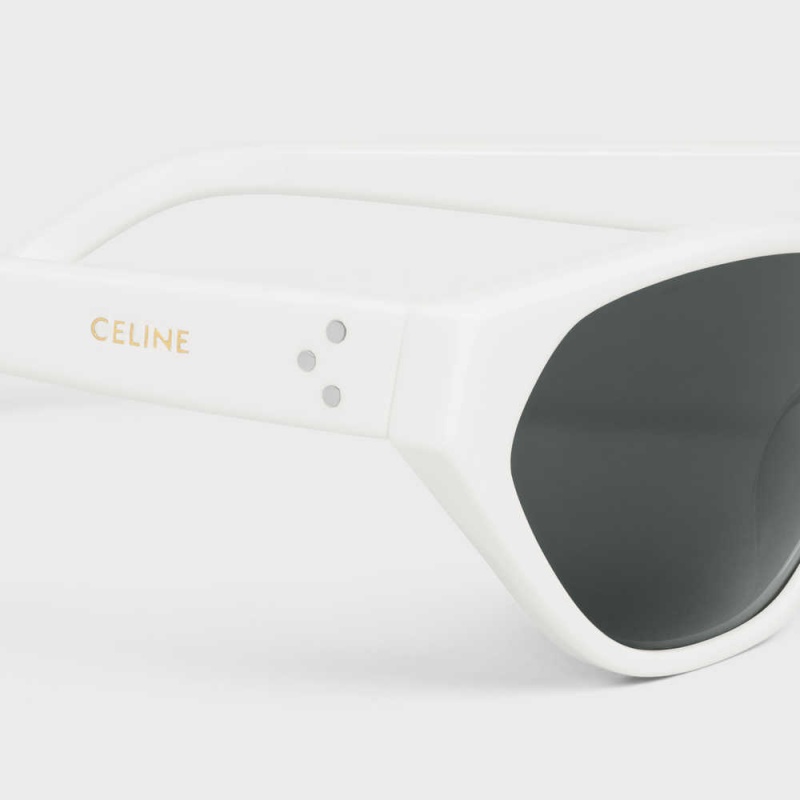 Slnecne Okuliare Celine Cat Eye S251 In Acetate Biele | CL-592431